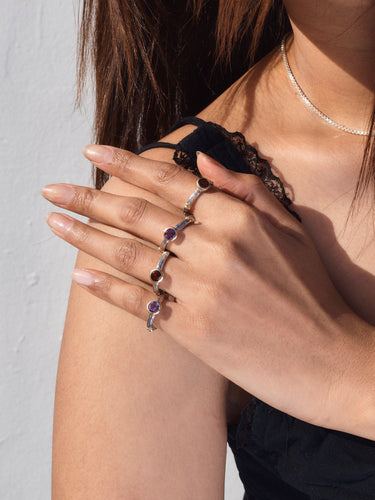Fayetta Garnet Ring