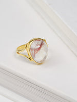 Load image into Gallery viewer, Rutile Cabochon Ring – Size 6
